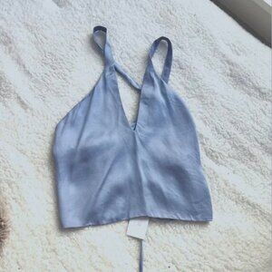 ASTR The Label Robin halter Tie Back Top